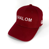 SHALOM Dark Red Cap