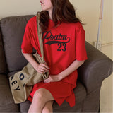 Psalm 23 ladies Red Tshirt Dress