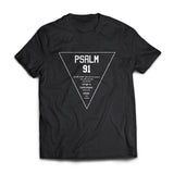 Psalm 91 Refuge - Black unisex Tshirt